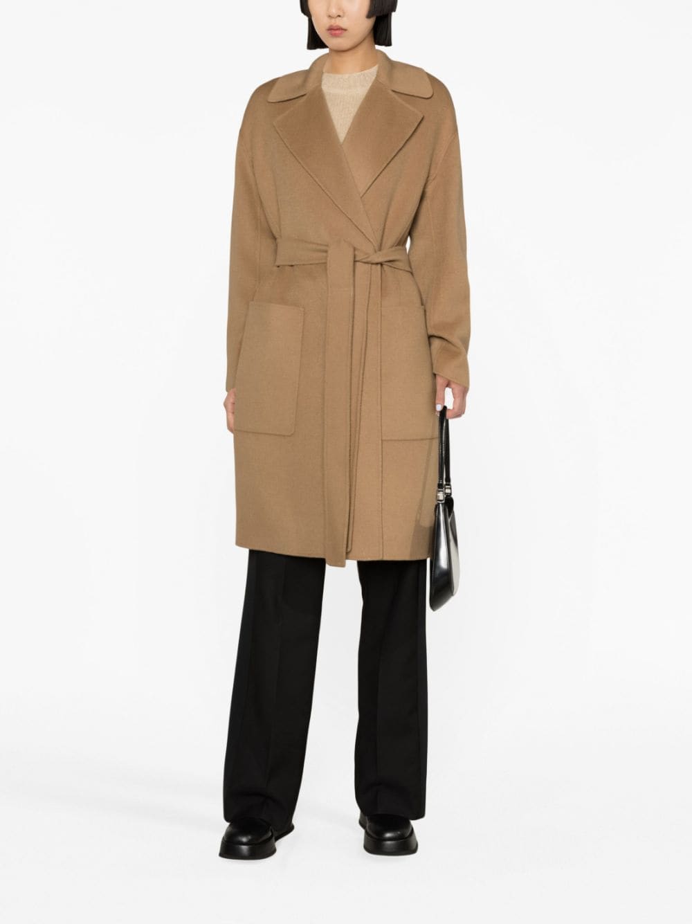 Brown Paris belted coat - women - 'S MAXMARA - divincenzoboutique.com